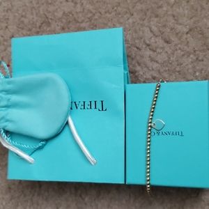 Tiffany Blue Heart Tag Bead Bracelet